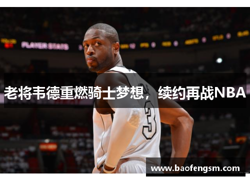 老将韦德重燃骑士梦想，续约再战NBA